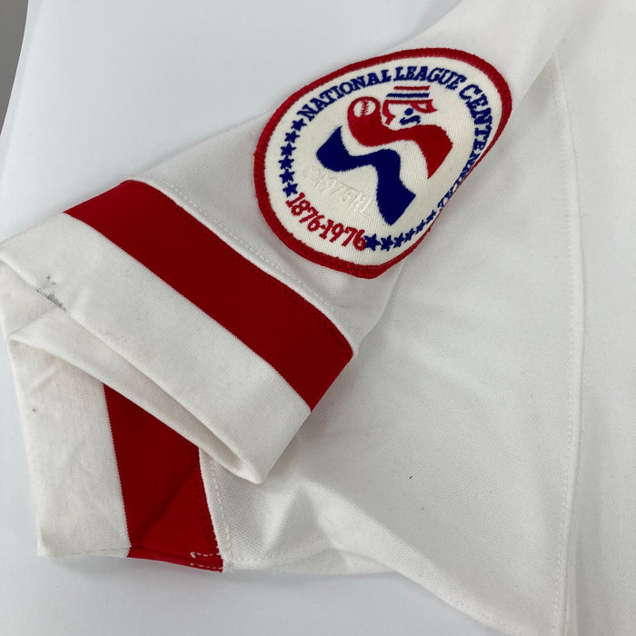 Johnny Bench 1976 WS MVP Signed Mitchell & Ness Cincinnati Reds Jersey JSA COA