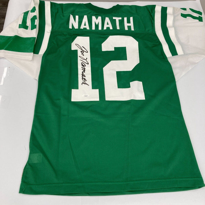 Joe Namath Signed Wilson New York Jets Vintage Jersey JSA COA