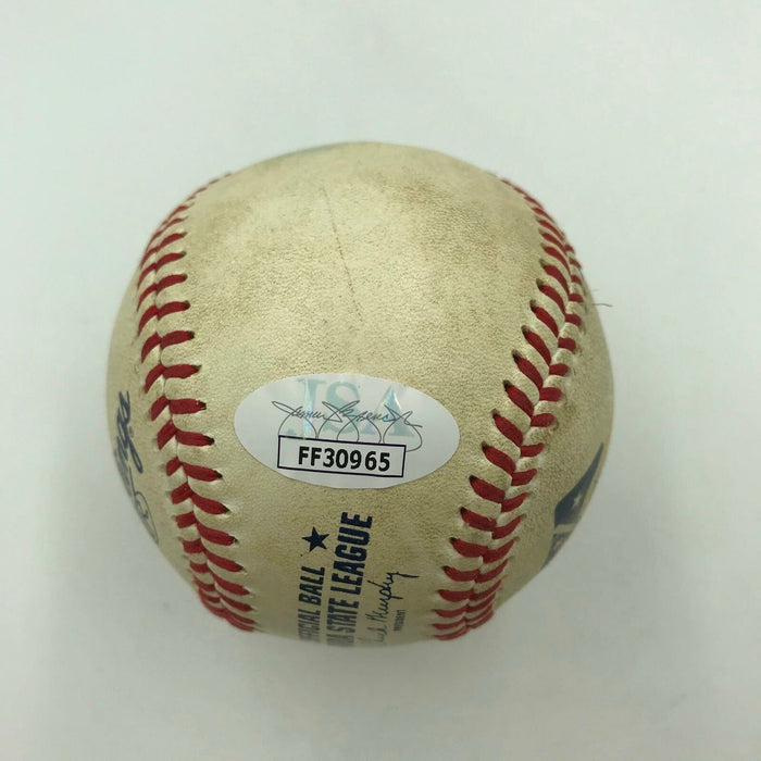 Gary Sanchez Pre Rookie Signed Official Game Used Minor League Baseball JSA COA