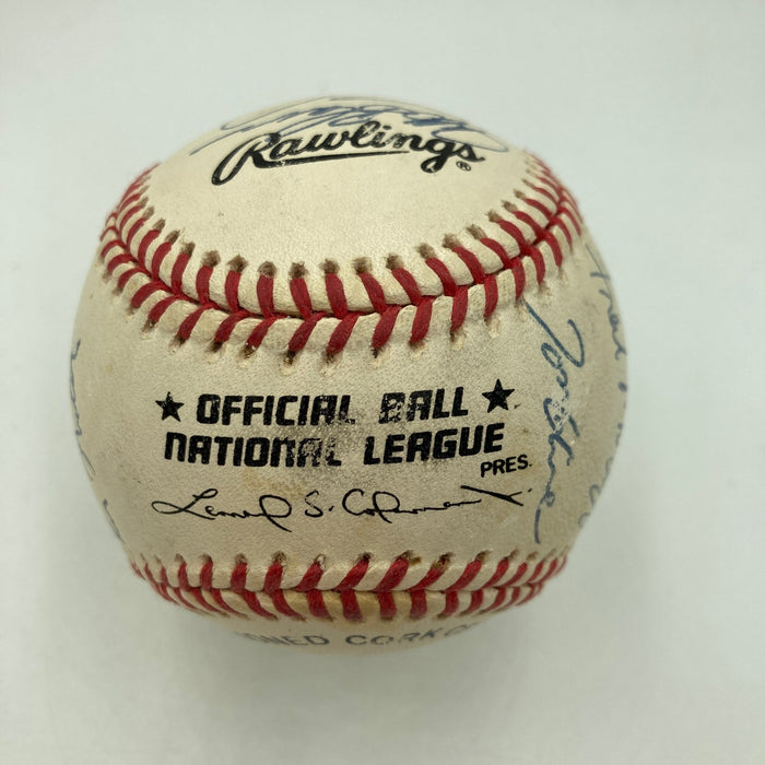 1995 Atlanta Braves World Series Champs Team Signed National League Baseball JSA