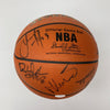 1997-98 Chicago Bulls NBA Champs Team Signed Game Basketball The Last Dance JSA