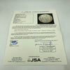 Derek Jeter Mariano Rivera Pre Rookie 1995 Columbus Clippers Signed Baseball JSA