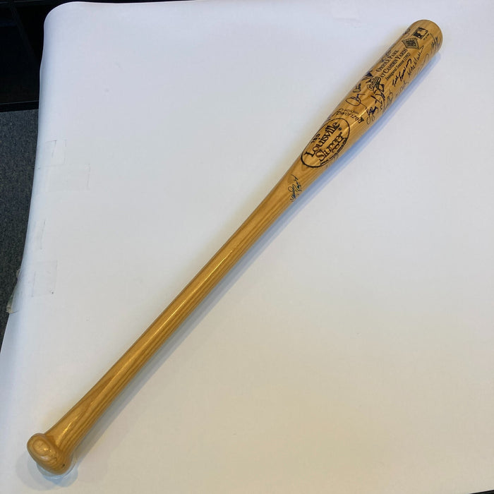 1992 Baltimore Orioles Camden Yards Inaugural Season Team Signed Bat Ripken JSA
