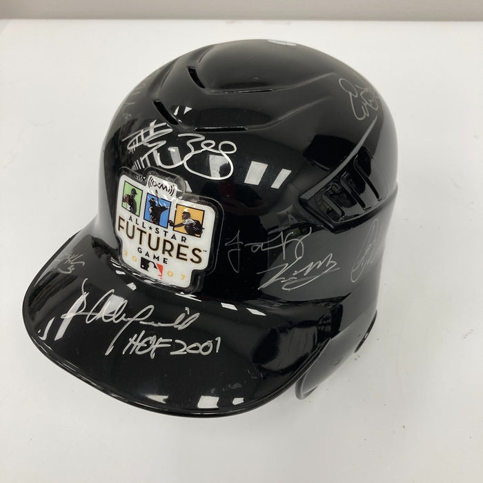 Clayton Kershaw Pre Rookie 2009 Futures All Star Game Team Signed Helmet JSA COA