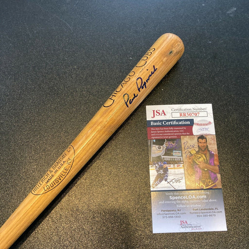 Paul Popovich Signed Louisville Slugger Mini Baseball Bat Chicago Cubs JSA COA