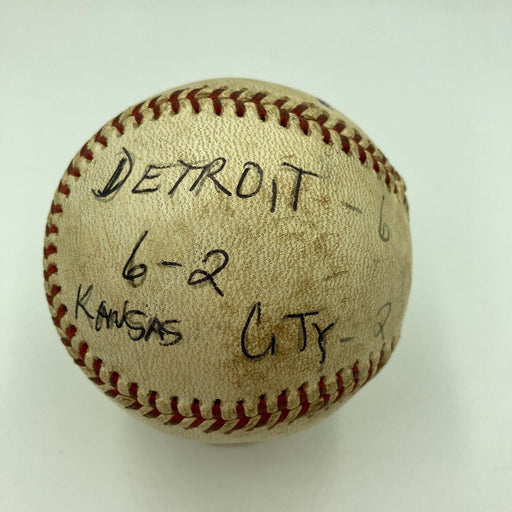 Mickey Lolich Signed Career Win No. 24 Final Out Game Used Baseball Beckett COA