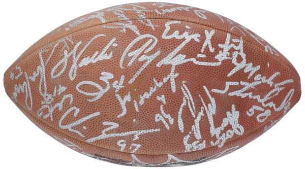 1991 Chicago Bears Team Signed Football 25+Sigs With Walter Payton JSA COA