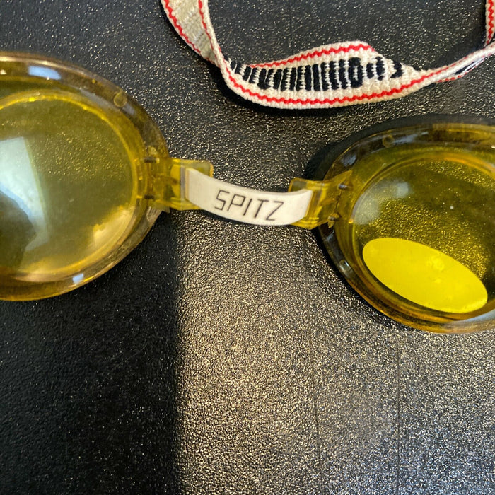 Mark Spitz Signed 1970's Olympics Model Swimming Goggles JSA COA