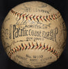 Harry Heilmann & Lefty Grove 1920's Legends Multi Signed Baseball PSA DNA COA