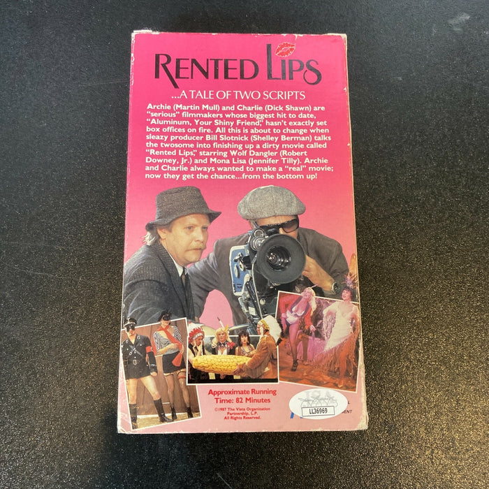 Jennifer Tilly Signed Autographed Rented Lips VHS Movie With JSA COA