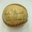 1952 World Series Signed Game Used Baseball Yankees VS. Dodgers MEARS COA