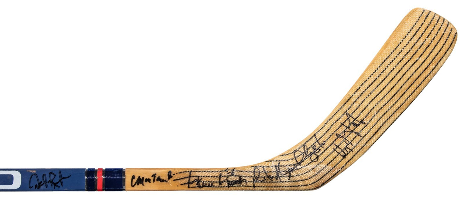 1987-88 Edmonton Oilers  Stanley Cup Champs Team Signed Stick Wayne Gretzky JSA