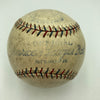Billy Sunday Signed 1925 American League Baseball Evangelist JSA & Beckett