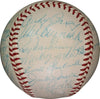 1953 New York Yankees World Series Champs Team Signed Baseball Mickey Mantle JSA