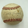 Ray Schalk Lloyd Waner Red Ruffing & 1968 Tigers Signed Baseball JSA COA