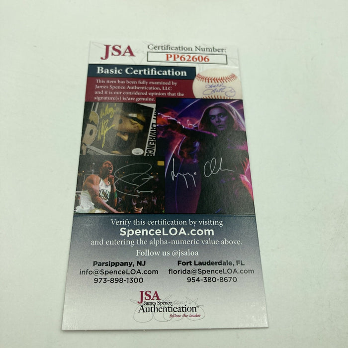 Ed McMahon Signed Official Major League Baseball Movie Star With JSA COA