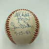 Sandy Koufax Perfect Game Pitchers Signed Baseball With Inscriptions