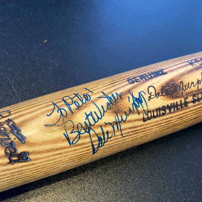 Dale Murphy Signed 1970's Louisville Slugger Game Used Baseball Bat JSA COA