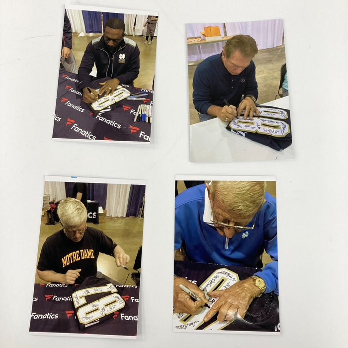 Notre Dame Fighting Irish Legends Multi Signed Jersey 20+ Sigs JSA Joe Montana