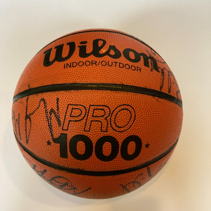 1994-95 Detroit Pistons Team Signed Wilson Basketball