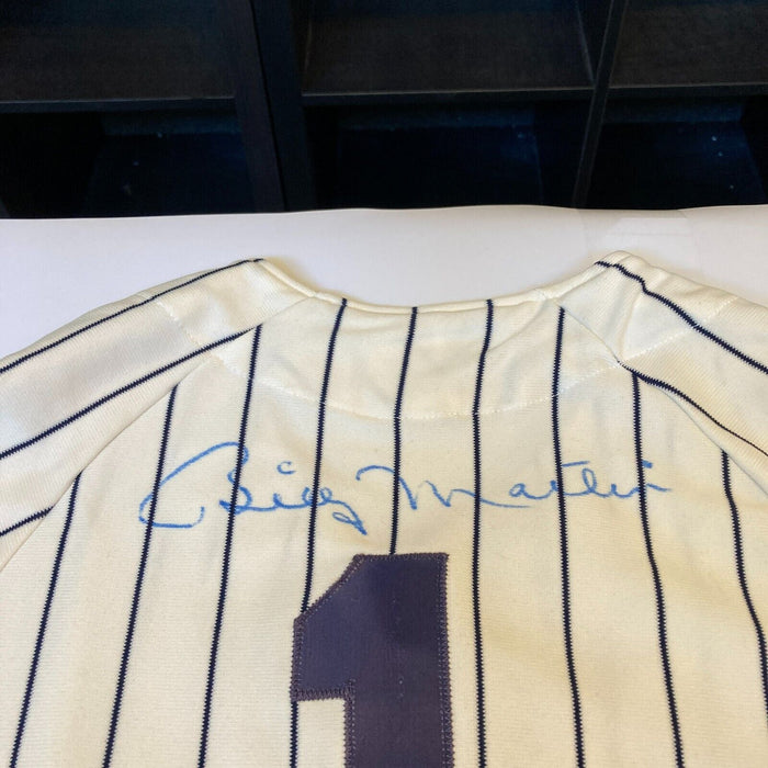 Billy Martin Signed Vintage 1970's New York Yankees Jersey JSA COA