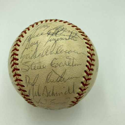 Mike Schmidt 1972 Philadelphia Phillies Team Signed National League Baseball