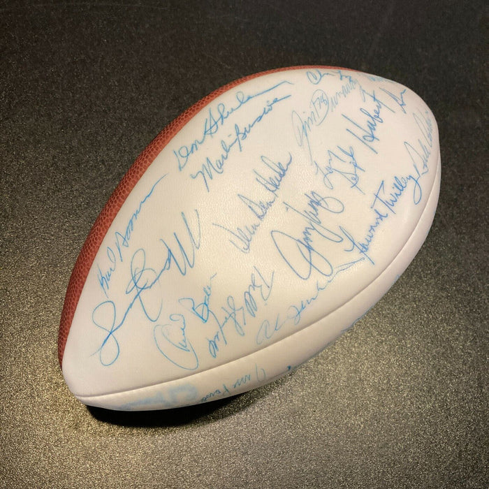 1972 Miami Dolphins Super Bowl Champs Team Signed Wilson Football 40+ Sigs JSA