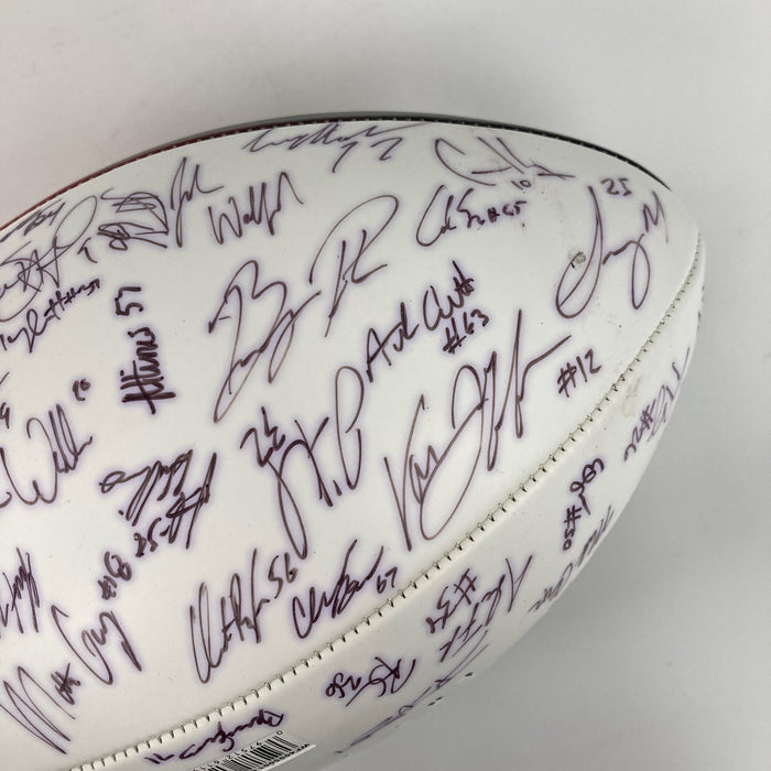 2021 Los Angeles Rams Super Bowl LVI Champs Team Signed Football PSA DNA COA