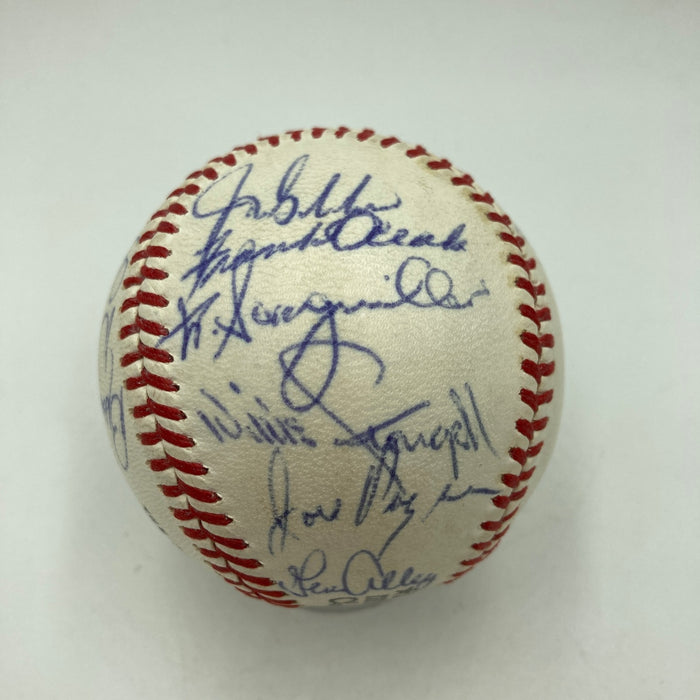 1970 Pittsburgh Pirates Team Signed Baseball With Roberto Clemente JSA