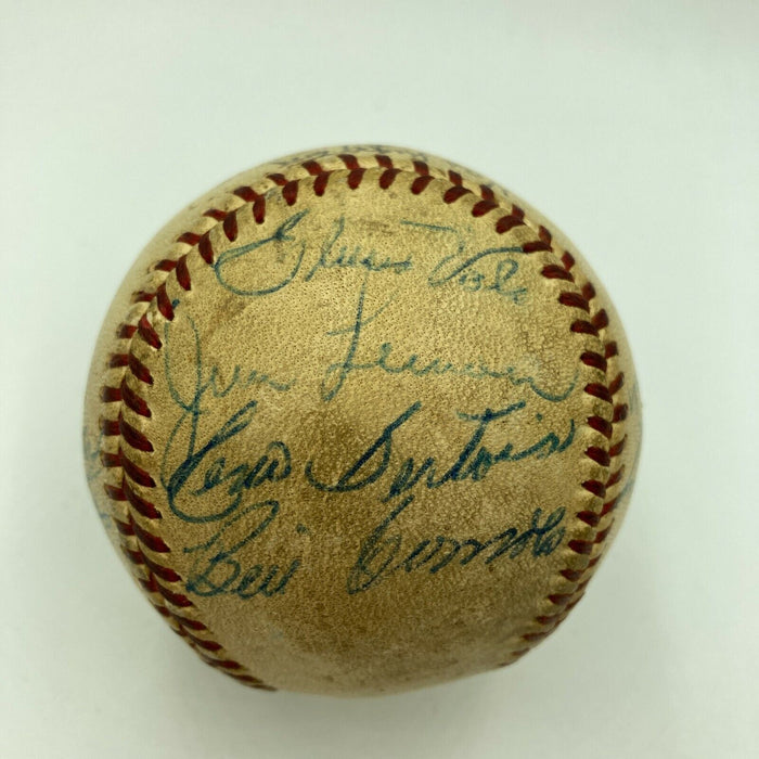 1950's Washington Senators Team Signed Game Used American League Baseball