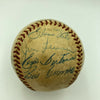 1950's Washington Senators Team Signed Game Used American League Baseball