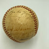 Whitey Ford Pre Rookie 1947 Butler Yankees Minor League Team Signed Baseball JSA