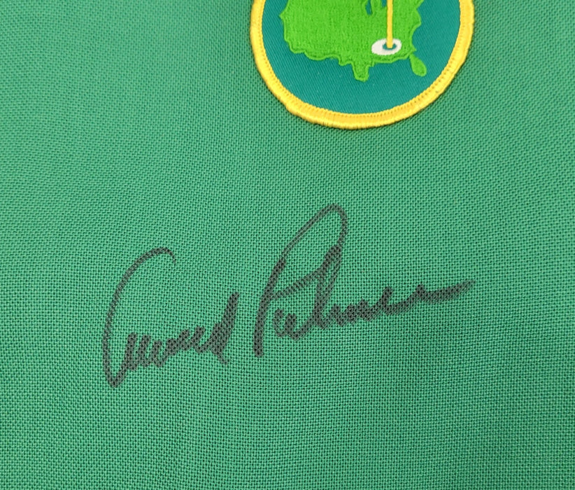 Arnold Palmer Signed Green Golf Jacket The Masters PGA PSA DNA JSA Beckett COA