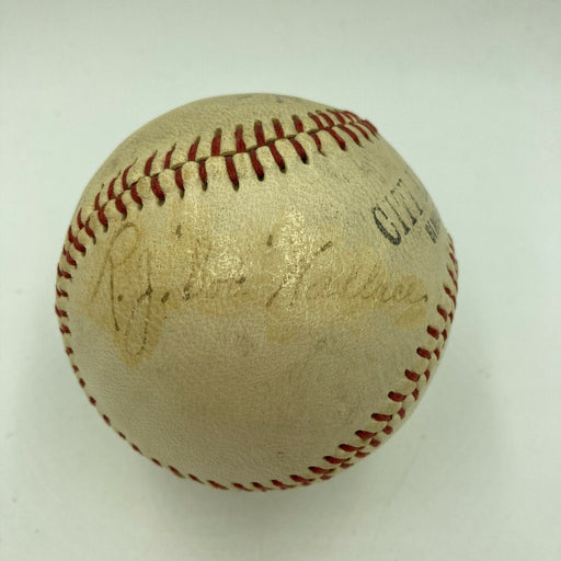 Rare Bobby Roderick Wallace Single Signed Autographed Baseball With JSA COA HOF