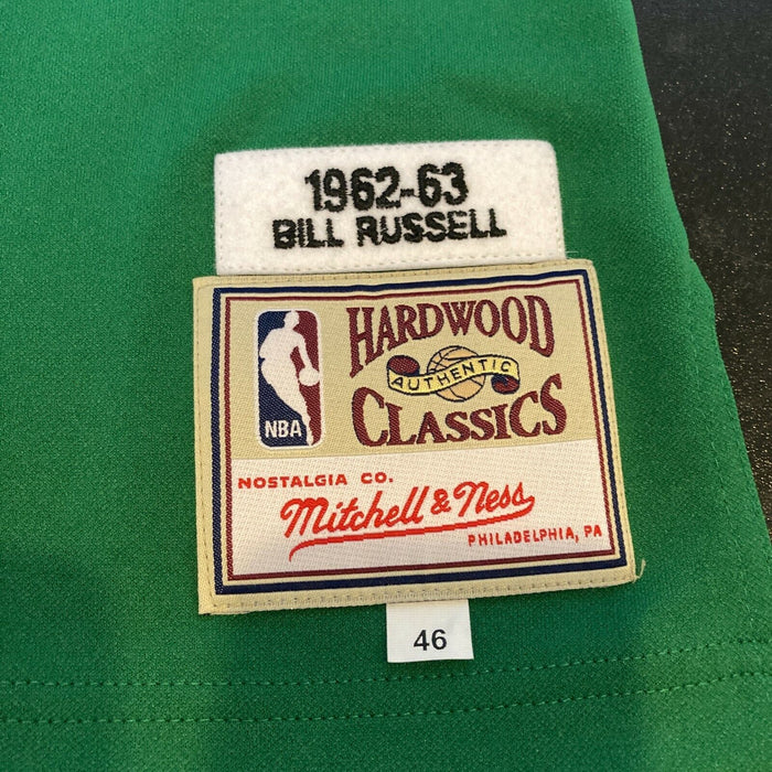 Bill Russell Signed Authentic 1962-63 Mitchell & Ness Boston Celtics Jersey JSA