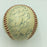 Beautiful 1956 Cleveland Indians Team Signed American League Baseball JSA COA