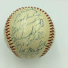 Beautiful 1956 Cleveland Indians Team Signed American League Baseball JSA COA