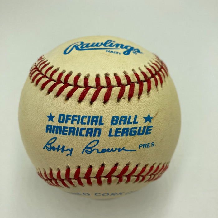 Joe Cronin Signed Official American League Baseball JSA COA