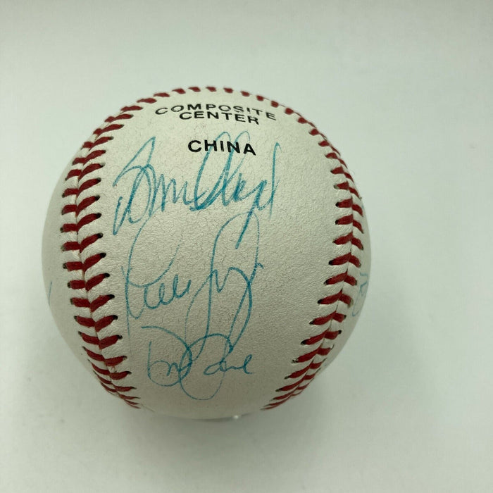Derek Jeter Mariano Rivera 1997 Yankees Team Signed Baseball With JSA COA