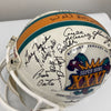 NFL Hall Of Fame Legends Multi Signed 1997 Super Bowl Helmet JSA COA