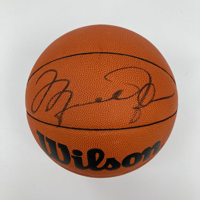 Michael Jordan Signed Spalding Basketball UDA Upper Deck & JSA COA