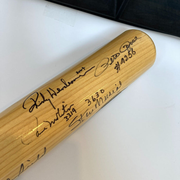 Willie Mays 3,000 Hit Club Multi Signed Baseball Bat Beckett COA