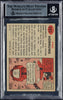 1957 Topps Paul Hornung Signed RC Rookie Football Card #151 BGS Beckett