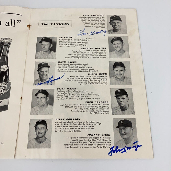 1950 New York Yankees & Philadelphia Phillies Team Signed World Series Program