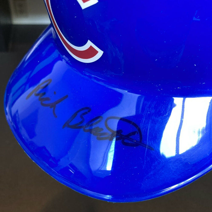 Rick Bladt Signed Full Size Chicago Cubs Baseball Helmet 1969 Cubs JSA COA