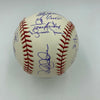 Derek Jeter Mariano Rivera Don Mattingly Yankees Legends Signed Baseball Steiner