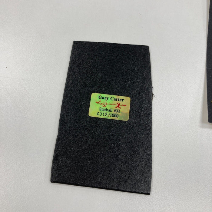 Gary Carter Signed Heavily Inscribed STAT Major League Baseball Beckett & RJ COA