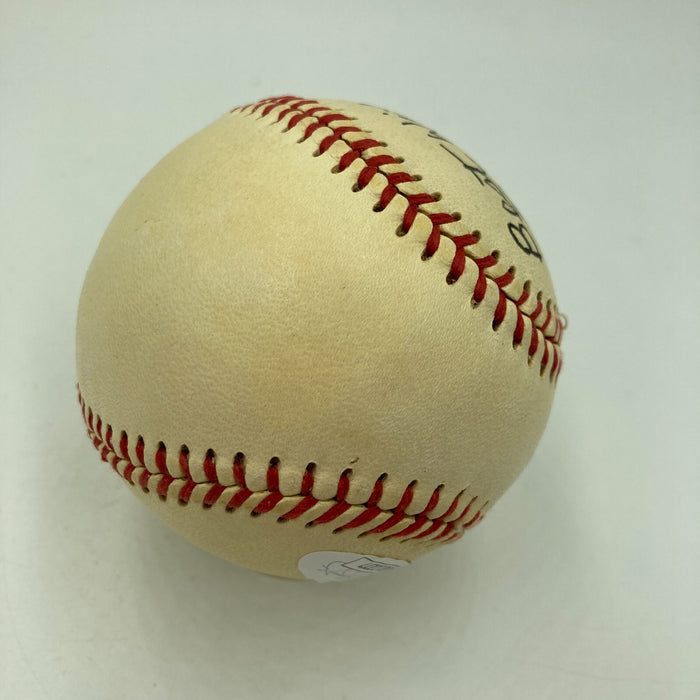 Pete Dawkins Signed 1950's American League Cronin Baseball Heisman Trophy JSA