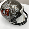 Warren Sapp Signed Heavily Inscribed STATS Tampa Bay Buccaneers Helmet Beckett