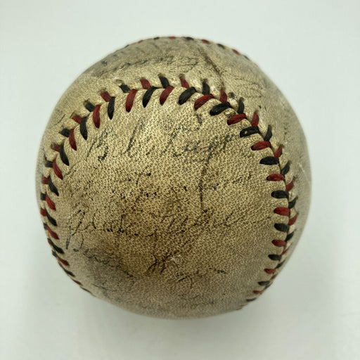 Babe Ruth & Honus Wagner 1933 World Series Signed Game Used Baseball JSA COA